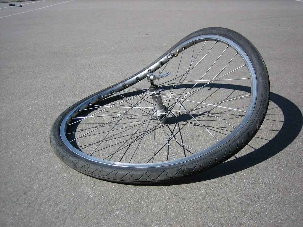 Really bent wheel